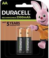 Duracell Duracell Batterie Stilo AA Ric.2500mAh HR6 DX1500 1Cnf/2pz